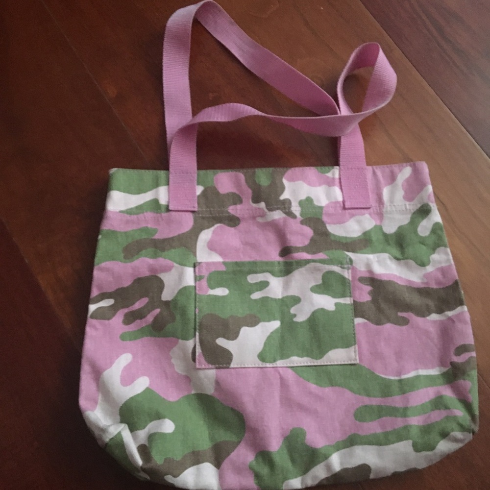 Pink Camo Tote Bag
